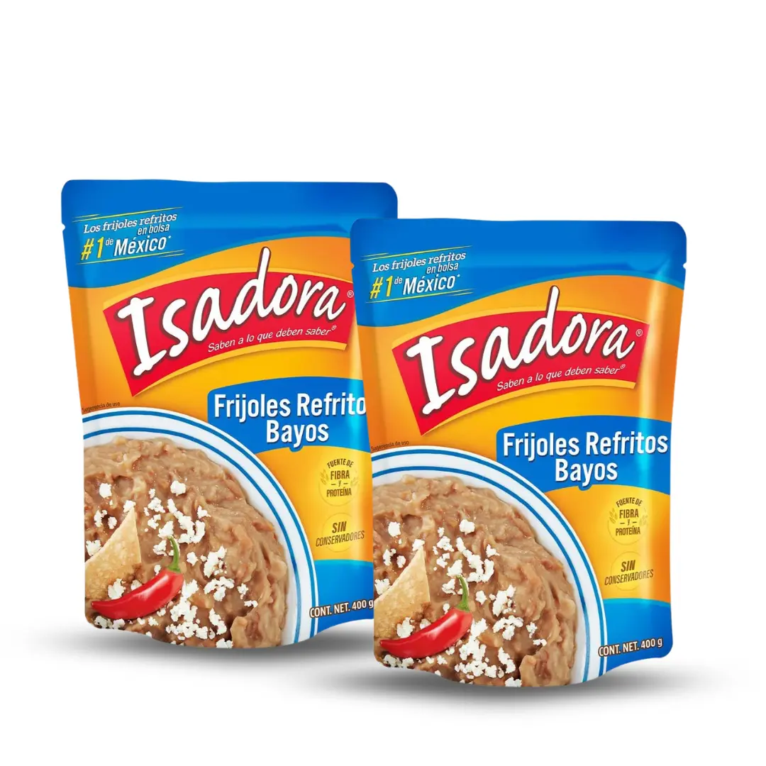 Isadora - Frijoles Bayos Refritos  400 g (2 pack) - Refried Beans | Authentic Mexican
