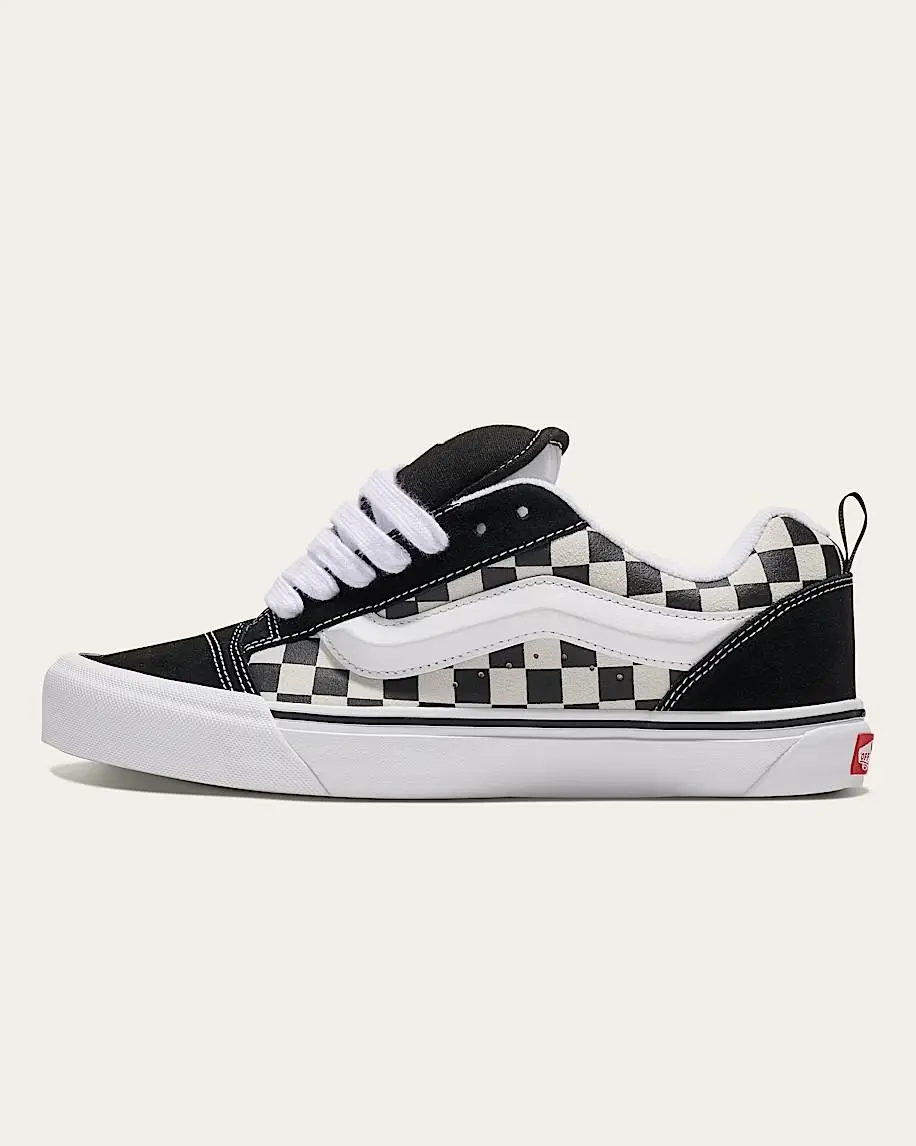 VANS Unisex Knu Skool Low Top Sneaker Checkerboard Black/White