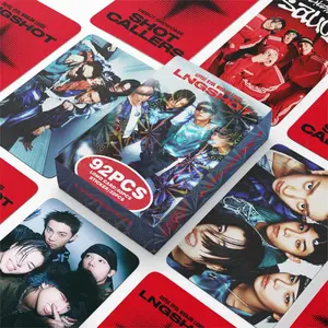92PCS LOMO Card Set LNGSHOT SHOT CALLERS Photo Cards for Sticker Book Scrapbooking Collection Gift