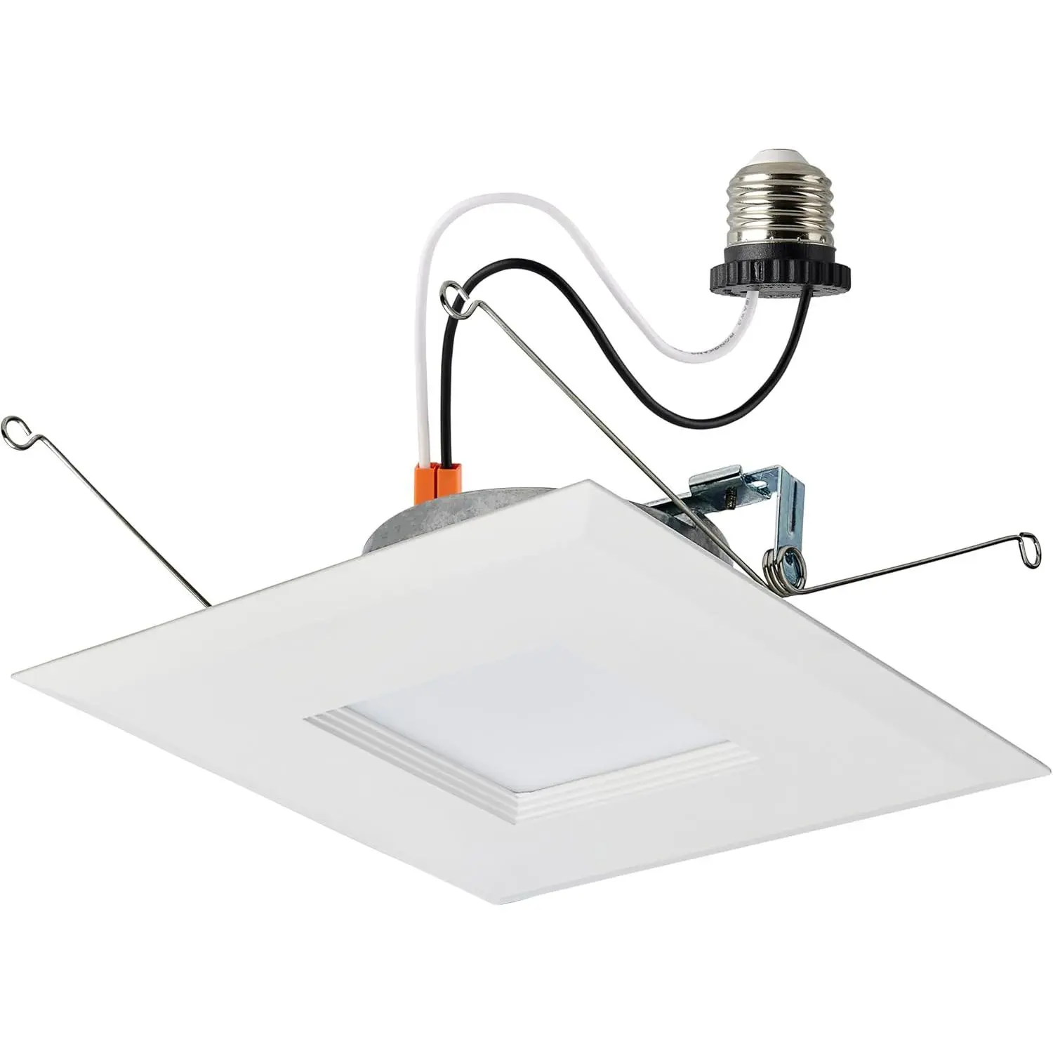 S11821R1, 5-6" LED Recessed Retrofit Ceiling Downlight, Square, White