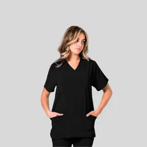 Unisex Scrubs Set for Women & Men - V-Neck Top & Bottom with Pockets - Anti-Wrinkle Elastic Drawstring - Premium Quality Medical Uniforms for Healthcare Professionals