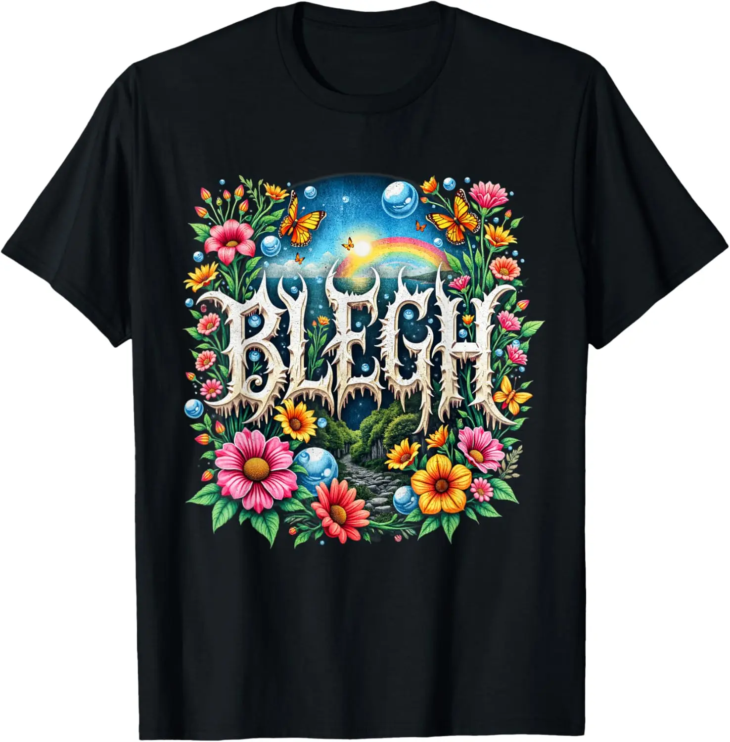Cute Deathcore Design - Metalcore Blegh T-Shirt