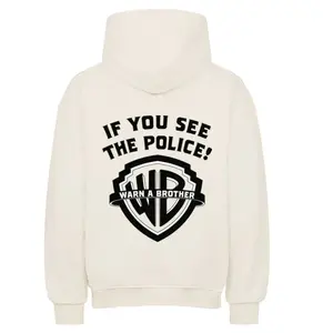 Warn A Brother Graphic Hoodie, Bold Statement Humor Apparel, Unisex Menswear Womenswear Top, Streetwear Fashion woman hoodie