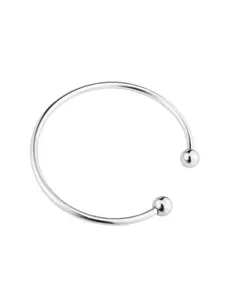 Stainless Steel Simple Style Cuff Bangle, Unisex Fashionable Adjustable Open Cuff Bangle, Fashion Jewelry for Party, Daily Clothing Decor, Trendy All-match & Exquisite Jewelry for Birthday Gift, Elegant Minimalist Bangle