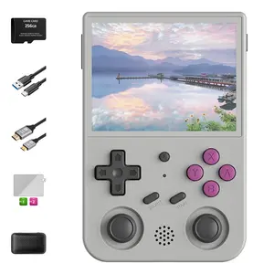 Anbernic RG353VS Handheld Game Console【1 HDMI Cable+1 Portable Case+1 Screen Protector+1 Type-C Charging Cable 】3.5-inch IPS Screen Linux System Supports 5G WiFi 4.2 Bluetooth Online HDMI Ready to Play