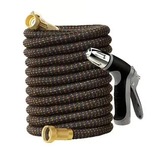 Telescopic Garden Water Pipe Set, High-Pressure Adjustable Foam Car Washing Water Gun, Garden Watering Pipe