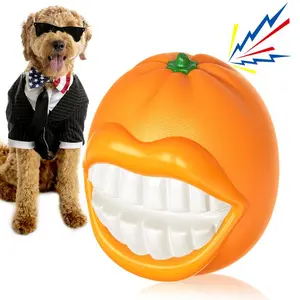 PROKEl Tough Squeak Chew Ball Dog Toy - for Medium to Large Aggressive Chewers, Interactive Training Fetch Toy, Durable Pet Supply buzz ball