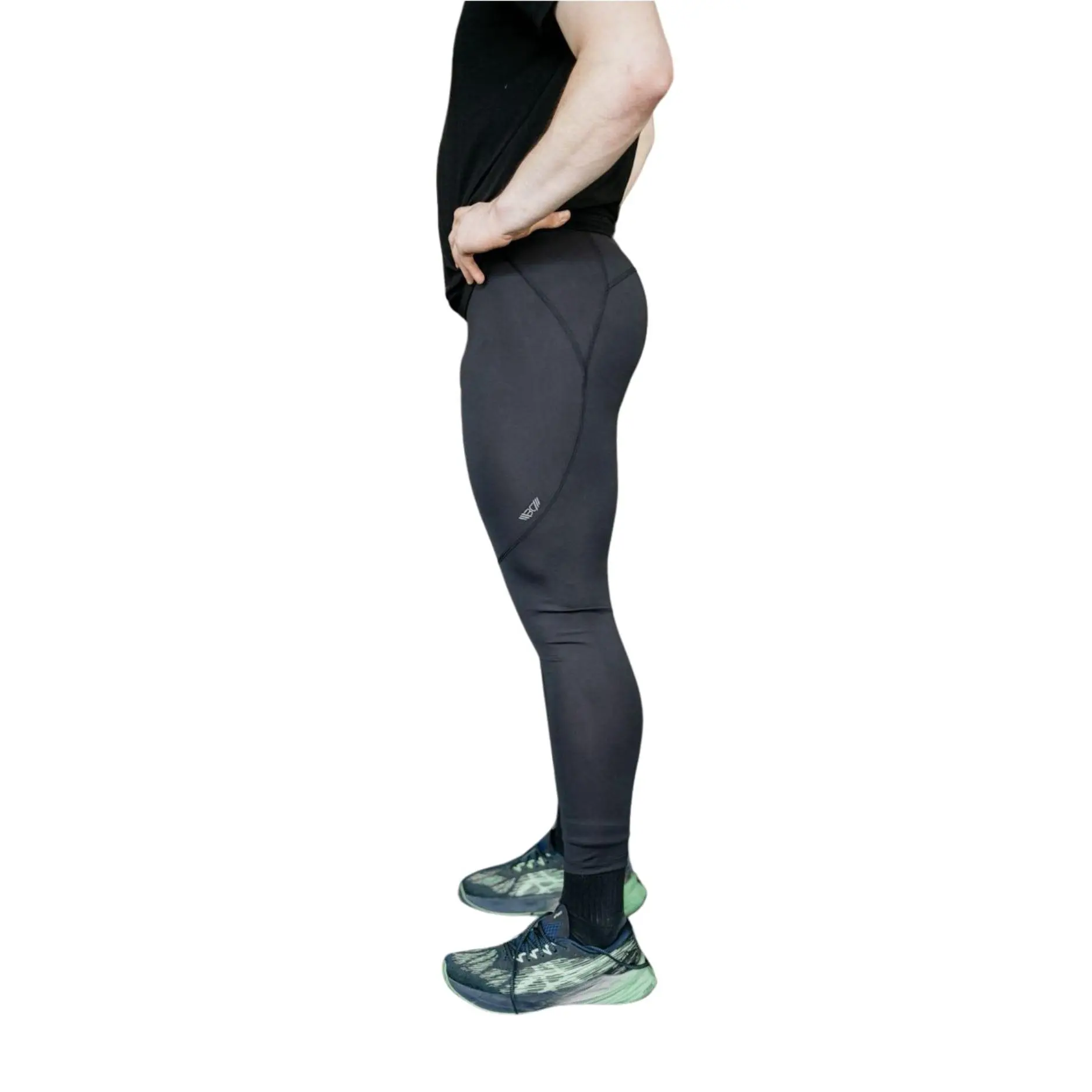 WARM BODY COLD MIND, Men’s Compression Pants W1 For Gym Training, Running, Compression Pants from Sweat-Wicking Stretch Fabric for Muscle Support, Full Mobility, Ideal for Performance and Comfort