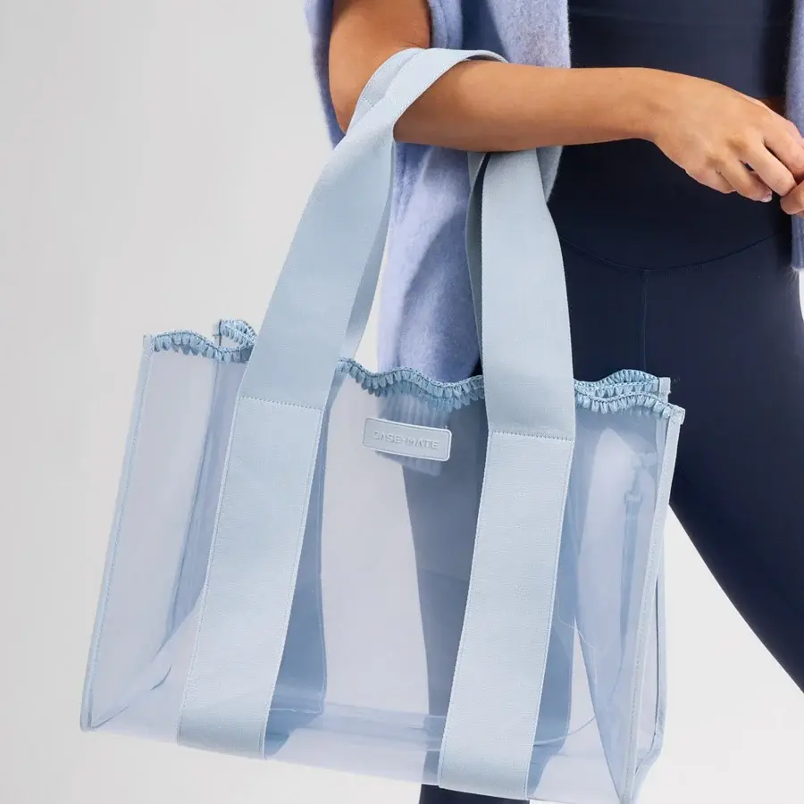 Case Mate Caroline Blue Jelly Tote Bag
