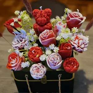 Candles Bouquet - Perfect for Home Decor and Festive Occasions - Ornaments. You choose your color