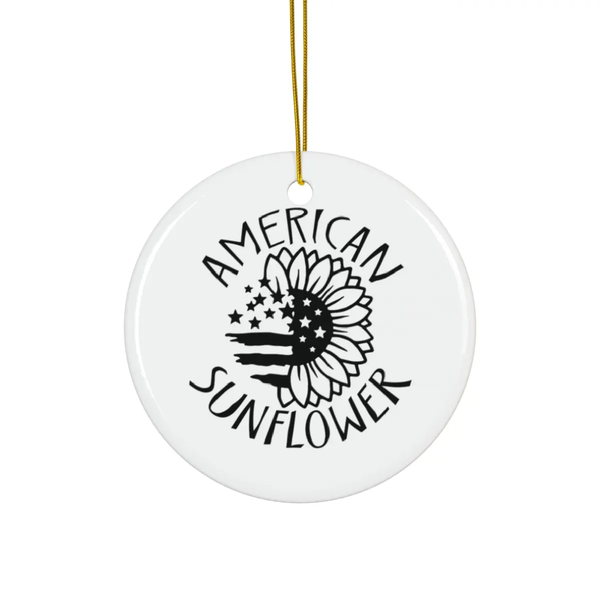 AMERICAN SUNFLOWER ORNAMENT