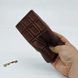 MHM Squishy Chocolate Plate Holiday Gift Slow Rebound Stress Relief Toys