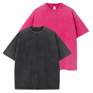 2 Pack Retro Washed Distressed Oversized T-shirts, Men’s Loose Streetwear Tops for Daily/Hip Hop/Outdoor, 2PCS Black & Gray All-Match Tees tshirt men fathersdaygift
