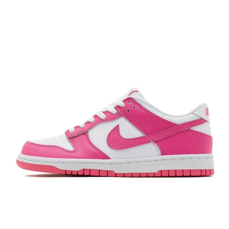 Nike Dunk Low Laser Fuchsia Women’s & Youth Low-Top Trendy Sneakers, Casual Walking Sneakers, Daily Lifestyle Sports Footwear, Gym Trainer Shoes, Fashion, Daily Sneakers