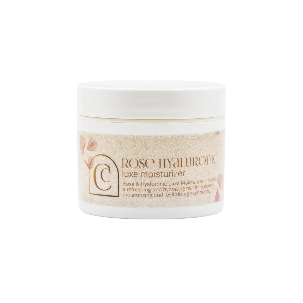 Rose & Hyaluronic Luxe Moisturizer for Deep Hydration & Soothing, Suitable for All Skin Types - 50gm - Moisturizing, Moisture