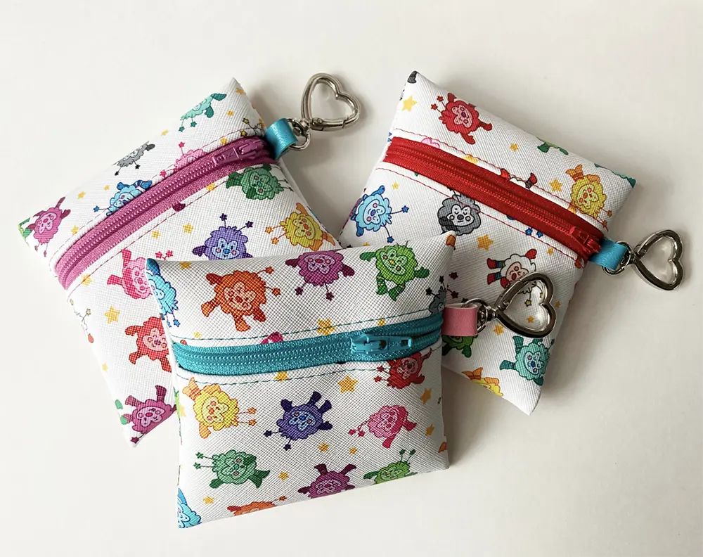 Rainbow Sprite Coin Purse, Faux Leather