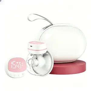 Breast Pump Wearable Hands-Free LED Display 3 Modes 9 Levels Low Noise Portable Electric for Breastfeeding Moms