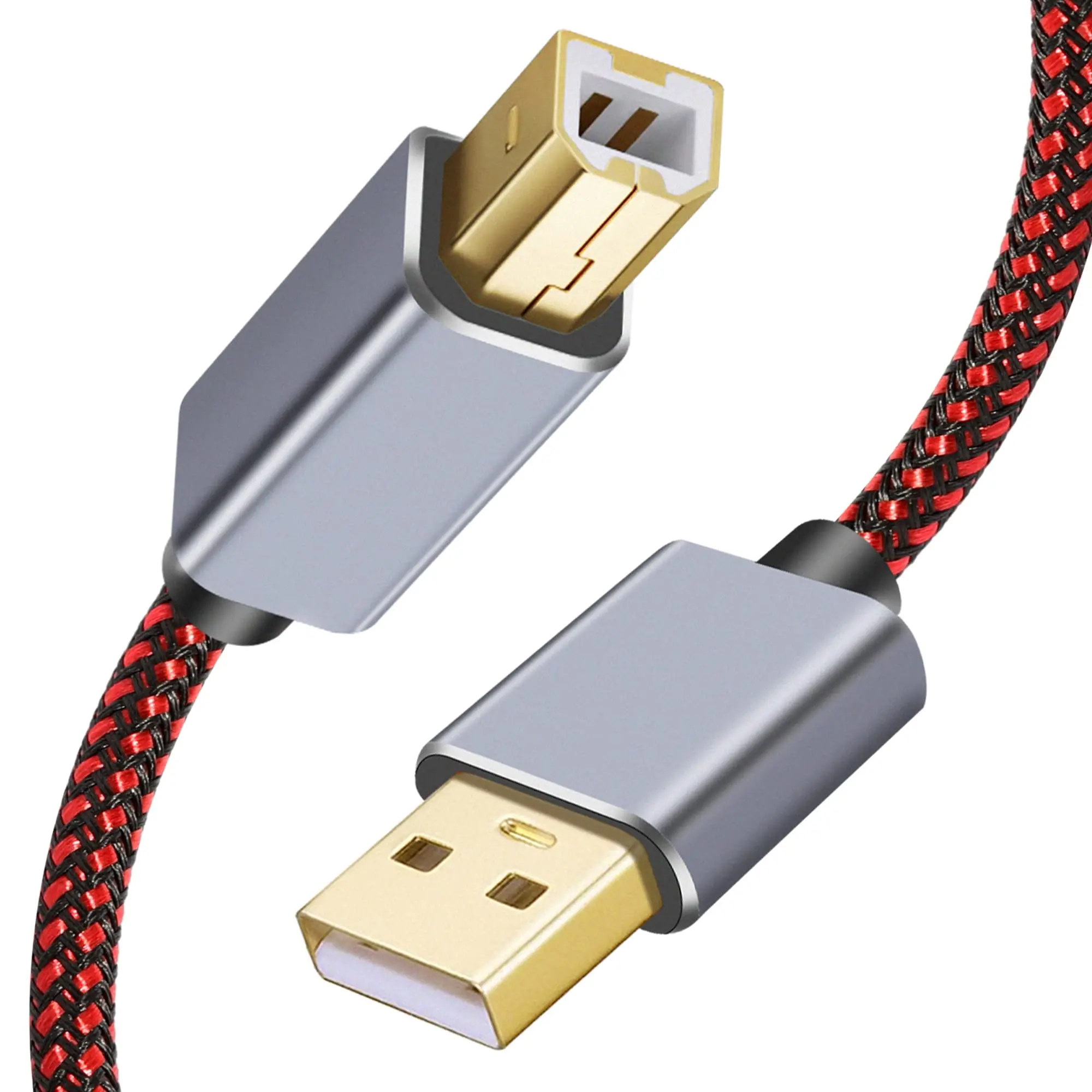 5ft Usb Printer Cable 2.0 Type A Male To B  High Speed Compatible With Lexmark Xerox