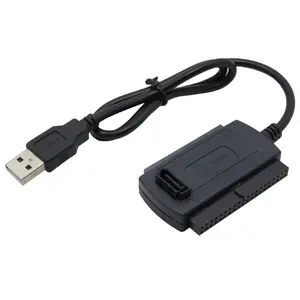 2.0 to IDE SATA Adapter Converter Cable for 2.5 & 3.5 Inch HDDs SSDs IDE & SATA Interface Compatible Upgrade Cable