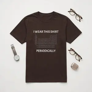 [Sale off up to 50%] Periodic Table Graphic T-Shirt | I Wear This Shirt Periodically Project Alien, Graphic Streetwear T-shirt