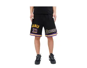 Pro Standard Los Angeles Lakers Lebron James Pro Team Men Shorts Black