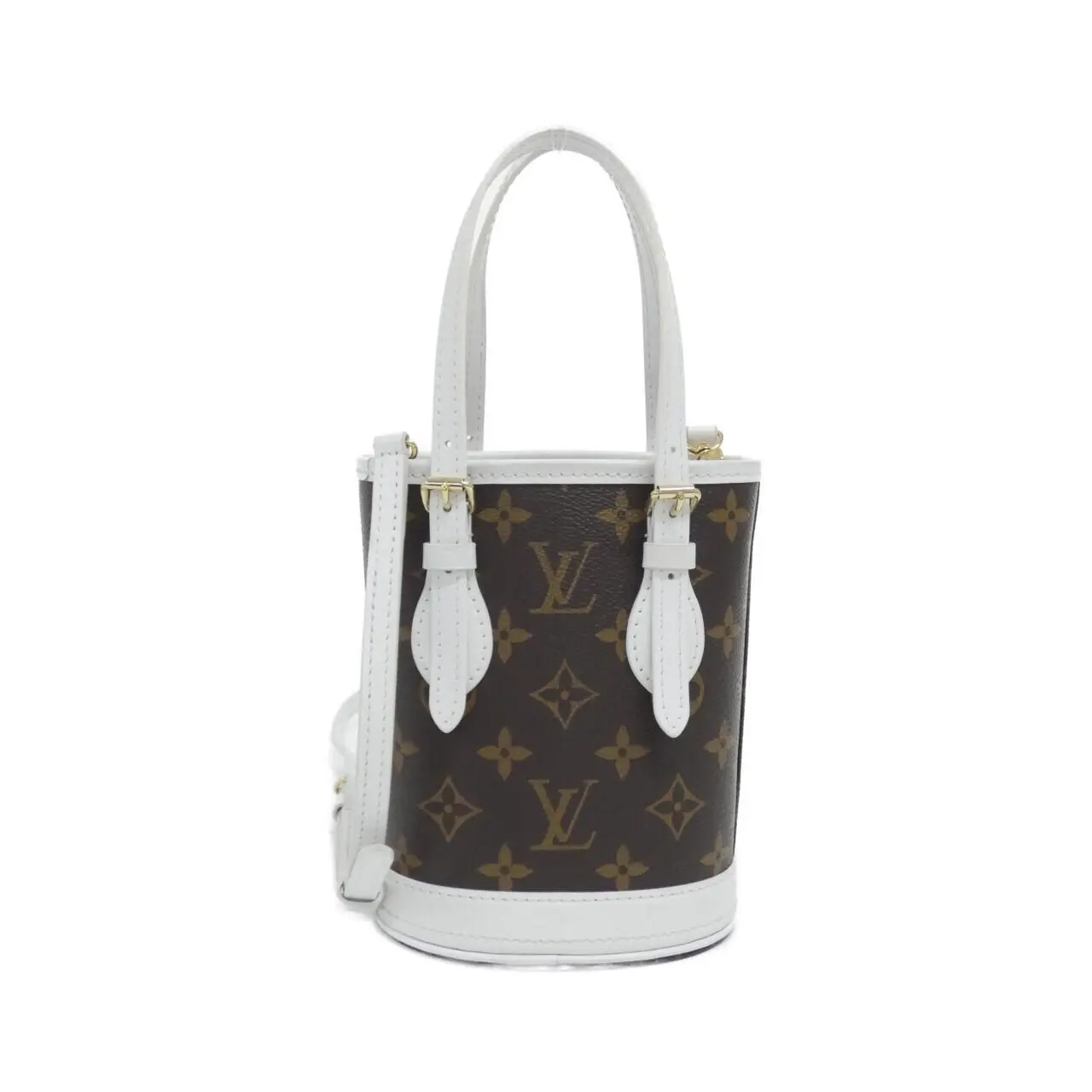 Pre-owned Louis Vuitton Canvas Shoulder Bags LV Match Monogram Coated Bucket Bag