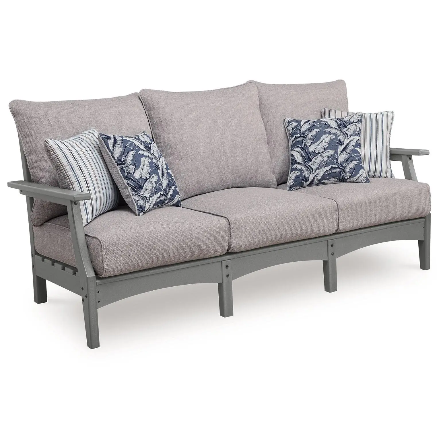 Cove Beach - Sofa With Cushion - Gray