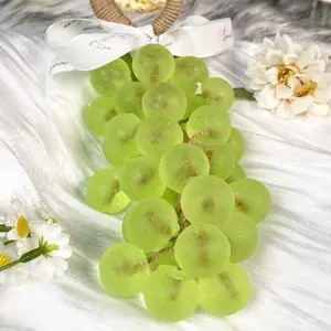 Grape Handmade Soap on a Rope — Natural Plant Essential Oils,Gentle Cleansing Moisturizing,Perfect for Home Décor and Bathroom, Creative Christmas Gift