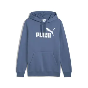 PUMA Mens Essentials Logo Hoodie Casual Outerwear Casual - Blue