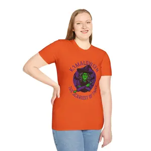 Celebrate Halloween in Style with  KAMALOWEEN Top | Soft Fit Unisex Cotton  T-Shirt | Perfect Halloween Gift Comfort Tee