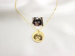 Custom Portrait Round Pendant