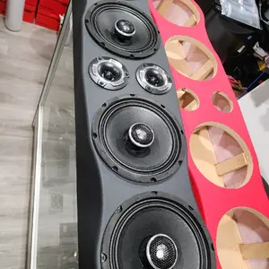 Universal 39” Sound Bar Pod 4x8” Midrange (Wood and Fabric) LEER PRIMERO NO INCLUYE BOCINAS,  NO SPEAKERS INCLUDING