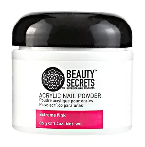 Beauty Secrets Acrylic Powder, 1.3oz, Easy-to-Blend Formula for Natural Makeup Look, Smooth Finish