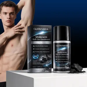 Underarm Roll On Deodorant for Men Odor and Sweat Protection Long Lasting Freshness Antiperspirant Extra Strength Sweat Blocker All Day Protection