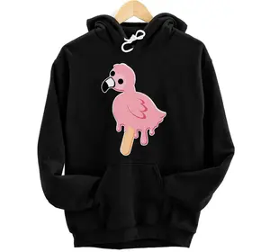albertsstuff flamingo bird popsicle Pullover Hoodie
