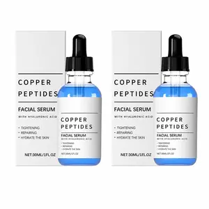 Copper Peptides GHK-Cu Serum | Anti-Aging Face Serum with Hyaluronic Acid, Reduces Fine Lines & Wrinkles, Repairs Skin Barrier, 30ml