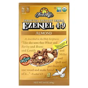 Food For Life Ezekiel 4:9® Sprouted Crunchy Cereal, Almond, 16 oz (454 g)