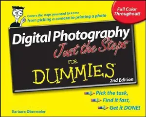 USED-Digital Photography Just the Steps For Dummies by Barbara Obermeier (Paperback)