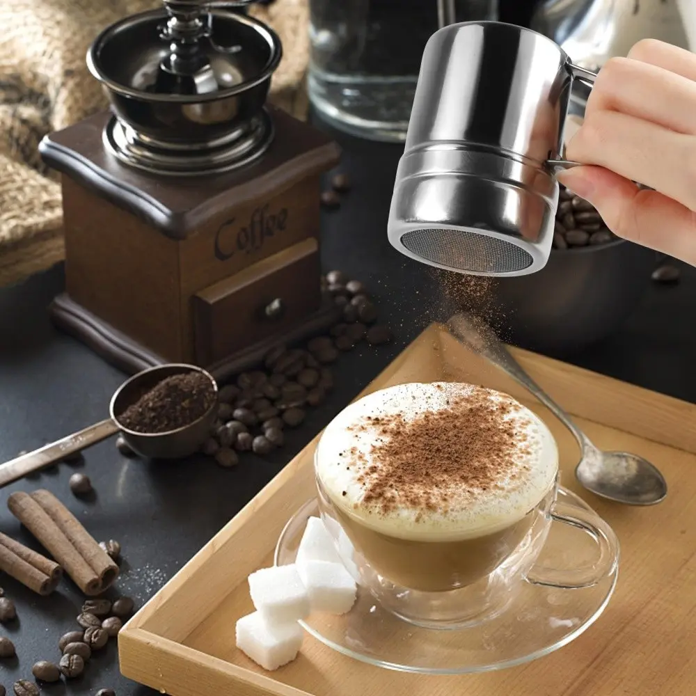 1pc powder dispenser, matcha coffee, cocoa powder dispenser, household baking flour bottle