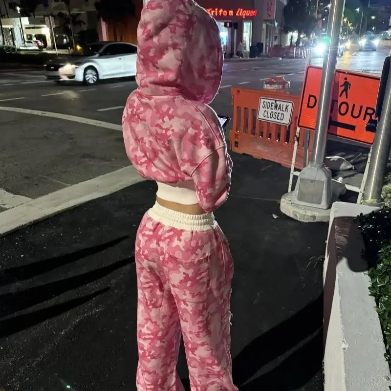 CamouflageSportsTwoPieceSetsWomensOutifitsStreetHip-hopWomensTwoPeiceSetsSlimHoodieCasualLooseSportsPants CamouflageSportsTwoPieceSetsWomensOutifitsStreetHip-hopWomensTwoPeiceSetsSlimHoodieCasualLooseSportsPants