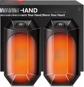 [New deal] -  AI Hand Warmers Rechargeable 2 Pack,Portable Electric Hand Warmer Reusable,AI Smart Chip Hand Warmer for Outdoor Golf Hunting Camping Accessories,Warm Winter Gifts for Men Women Kids