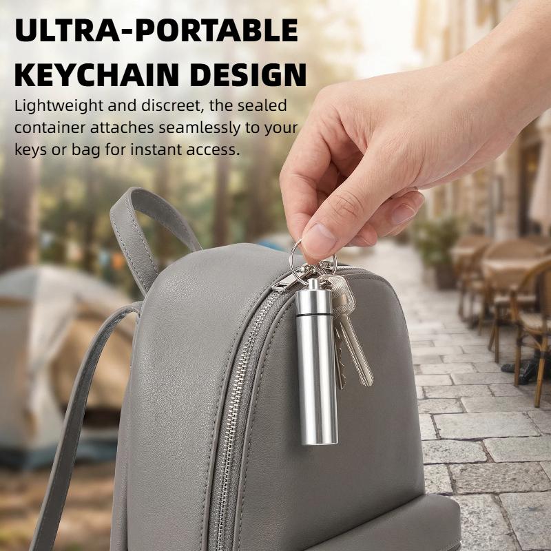 7 Pcs Portable Stainless Steel Toothpick Set, Reusable Remover Dental Tool Teeth Cleaning Tools,Keychain Toothpicks Travel Toothpick with Storage Box for Outdoor Picnic Camping Traveling-Christmas gifts, Thanksgiving gifts