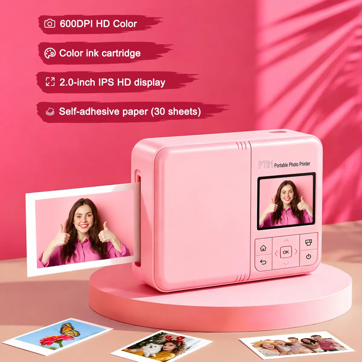 Zostuic Photo Printer, Sticker Printer