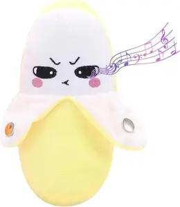 Interactive Musical Banana Plush Toy - Motion sensing plush toy with music, cute gift for kids and adults (stress reliever/home decor)