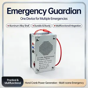 1000mAh High-Capacity Hand-Crank Generator | Portable Emergency Power for Camping & Blackouts