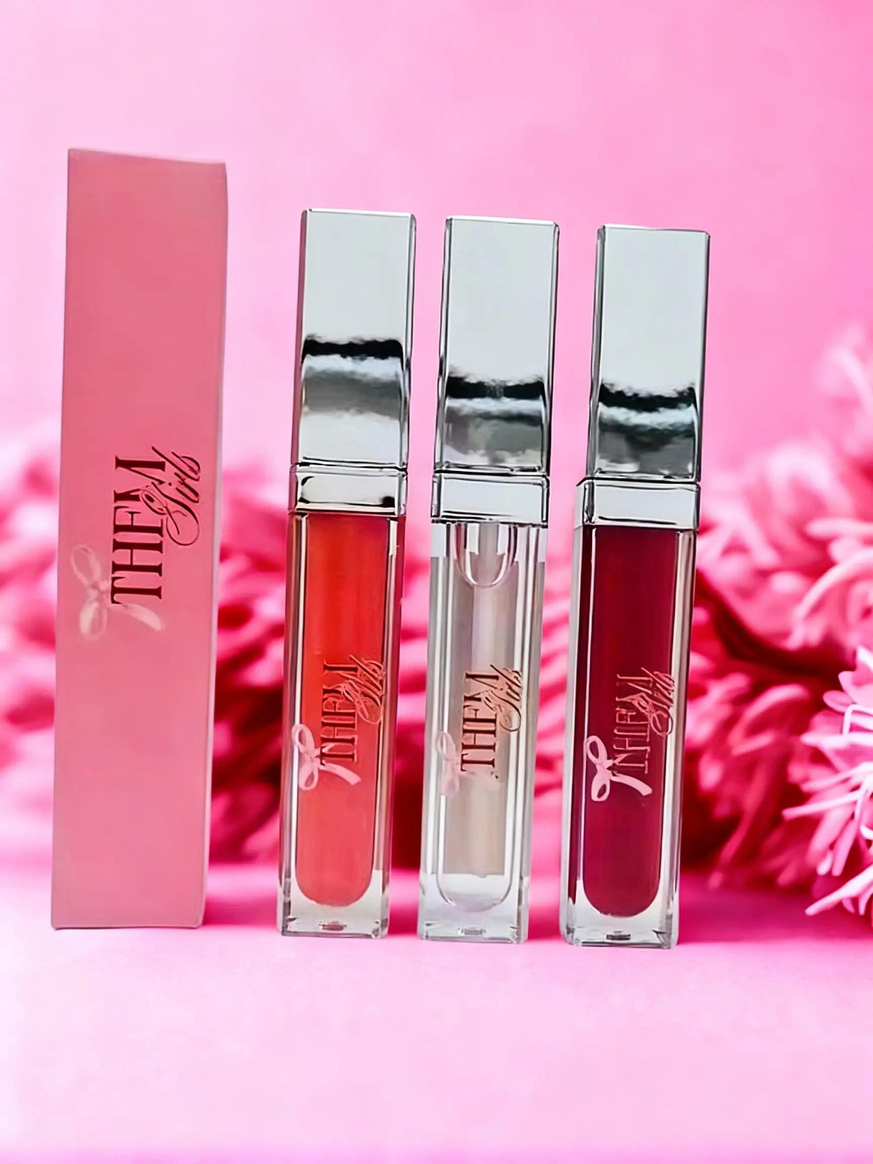 Vegan Cosmetic Waterproof Moisturizer Lip Oil - Hydrating Product for Glossy Finish