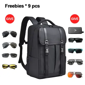3-Speed Dual-Fan Cooling Backpack for Outdoor Travel & Hiking - USB Rechargeable 40H Runtime, 17" Waterproof Laptop Compartment, Expandable Anti-Theft Design, Lightweight Men's Shoulder Bag