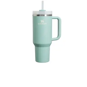STANLEY The Quencher H2.O Flowstate Tumbler 40 Oz in Seafoam STANLEY The Quencher H2.O Flowstate Tumbler 40 Oz in Seafoam