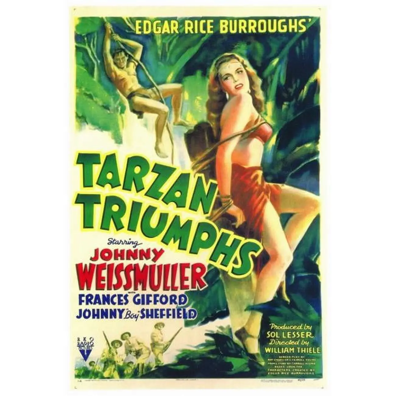 Tarzan Triumphs Movie Poster Print (27 x 40)