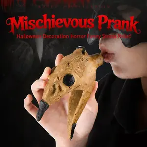 The Scariest Sound in the World!  Real Aztec Death Whistle - Screaming Skull - Perfect for Pranking Friends! Handmade Aztec Death Whistle: The Sound of 1000 Screams!  Unbelievable Sound Quality - Must-Have for Horror Fans!